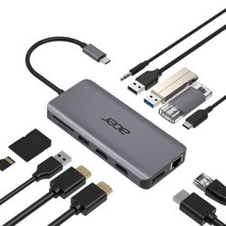 Картридеры и USB-хабы Acer 12-in-1 Type C Dongle