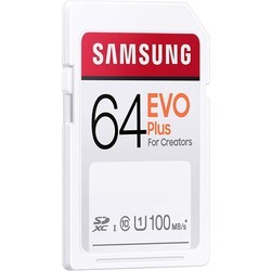 Карты памяти Samsung EVO Plus SDXC 64Gb