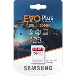 Карты памяти Samsung EVO Plus SDXC 128Gb