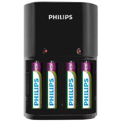 Зарядки аккумуляторных батареек Philips MultiLife Charger + 4xAAA 800 mAh