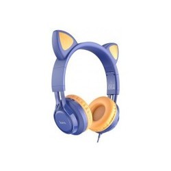 Наушники Hoco W36 Cat (синий)