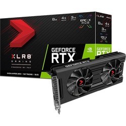 Видеокарты PNY GeForce RTX 3050 REVEL EPIC-X RGB Dual Fan