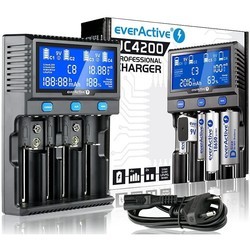 Зарядки аккумуляторных батареек everActive UC-4200