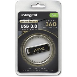 USB-флешки Integral Secure 360 Encrypted USB 3.0 8Gb