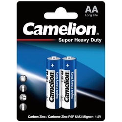 Аккумуляторы и батарейки Camelion Super Heavy Duty 2xAA Blue
