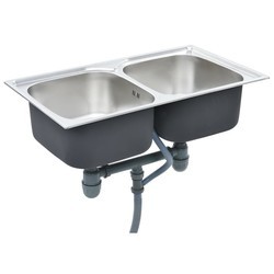 Кухонные мойки VidaXL Kitchen Sink Double Basin 84x48 145074