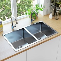 Кухонные мойки VidaXL Handmade Kitchen Sink 145079 (черный)