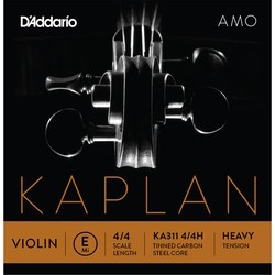 Струны DAddario Kaplan Amo Single E Violin String 4/4 Heavy