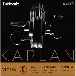 Струны DAddario Kaplan Amo Single E Violin String 1/4 Medium