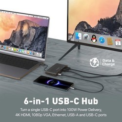 Картридеры и USB-хабы Promate MediaHub-C6