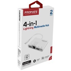 Картридеры и USB-хабы Promate MediaSync-LT