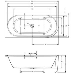 Ванны RIHO Desire Corner 184x84 BD05
