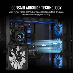 Системы охлаждения Corsair ML120 LED ELITE Black/Blue