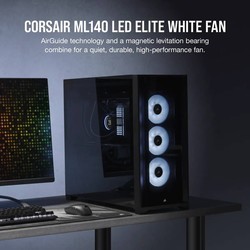 Системы охлаждения Corsair ML140 LED ELITE Black/White
