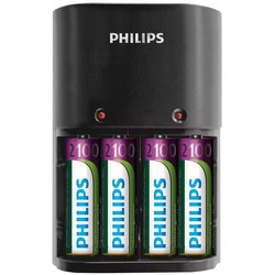 Зарядки аккумуляторных батареек Philips MultiLife Charger + 4xAA 2100 mAh