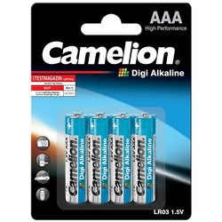 Аккумуляторы и батарейки Camelion Digi Alkaline 4xAAA
