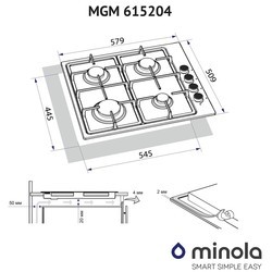 Варочные поверхности Minola MGM 615204 I