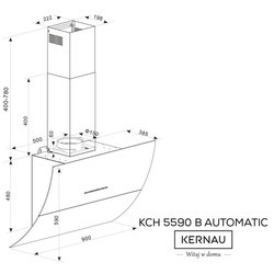 Вытяжки Kernau KCH 5590.1 B Automatic