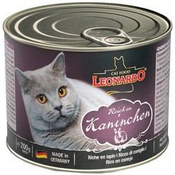 Корм для кошек Leonardo Rich in Rabbit Canned 200 g 6 pcs
