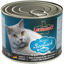 Корм для кошек Leonardo Adult Canned with Fish 200 g 6 pcs