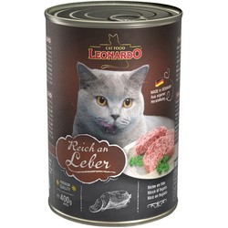 Корм для кошек Leonardo Adult Canned with Liver 400 g 6 pcs