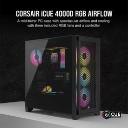 Корпуса Corsair 4000D RGB Airflow Black