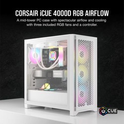 Корпуса Corsair 4000D RGB Airflow White