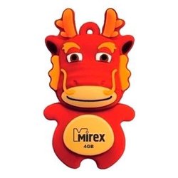 USB Flash (флешка) Mirex DRAGON 16Gb (красный)