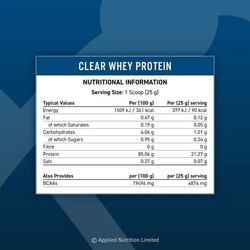 Протеины Applied Nutrition Clear Whey Protein 0.875 kg