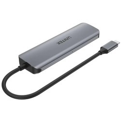 Картридеры и USB-хабы Unitek uHUB P5+ 6-in-1 USB-C Hub with 100W Power Delivery and Dual Card Reader