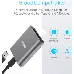 Картридеры и USB-хабы Unitek CFexpress2.0 USB 10Gbps Aluminium Card Reader