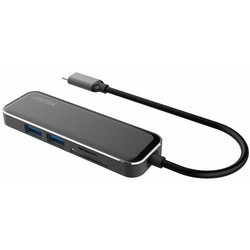 Картридеры и USB-хабы Unitek uHUB P5+ Exquisite 5-in-1 USB-C Hub with HDMI and Dual Card Reader