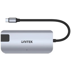 Картридеры и USB-хабы Unitek uHUB P5+ 5-in-1 USB-C Ethernet Hub with HDMI and 100W Power Delivery