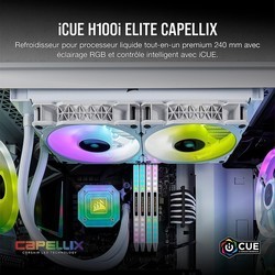 Системы охлаждения Corsair iCUE H100i ELITE CAPELLIX White