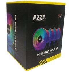 Системы охлаждения AZZA Hurricane II 120mm 4-Pack