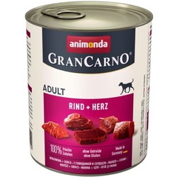 Корм для собак Animonda GranCarno Original Adult Beef/Heart 800 g