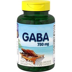 Аминокислоты PipingRock GABA 750 mg 100 cap