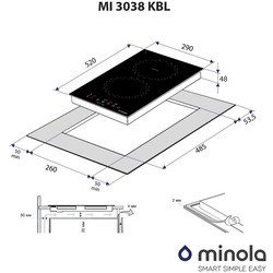 Варочные поверхности Minola MI 3038 KBL