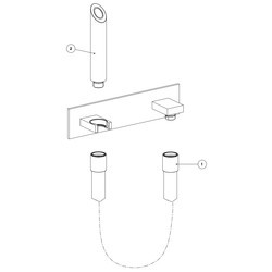 Душевые системы GESSI Water Tube Kneipp 32963-031