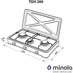 Плиты Minola TGH 300 WH