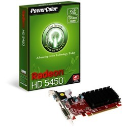 Видеокарты PowerColor Radeon HD 5450 AX5450 2GBK3-SHV2