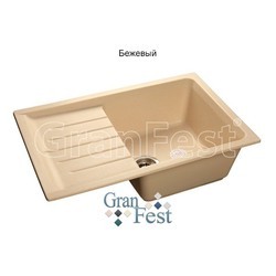 Кухонная мойка GranFest Practic GF-P760L (песочный)