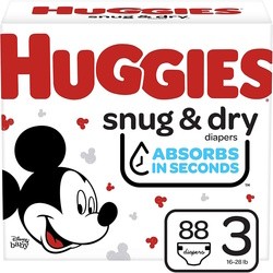 Подгузники (памперсы) Huggies Snug and Dry 3 / 88 pcs