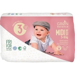 Подгузники (памперсы) Gron Balance Diapers 3 / 56 pcs