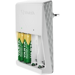 Зарядки аккумуляторных батареек Varta Plug Charger 57657 + 4xAA 2100 mAh