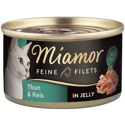 Корм для кошек Miamor Fine Fillets in Jelly Tuna/Rice 6 pcs