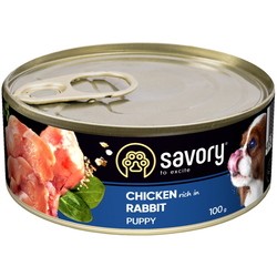 Корм для собак Savory Puppy All Breeds Chicken Rich in Rabbit Pate 100 g