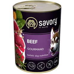 Корм для собак Savory Gourmand Beef Pate 400 g