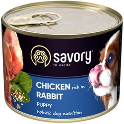 Корм для собак Savory Puppy All Breeds Chicken Rich in Rabbit Pate 200 g