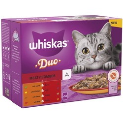 Корм для кошек Whiskas Duo Meaty Combos in Jelly 12 pcs